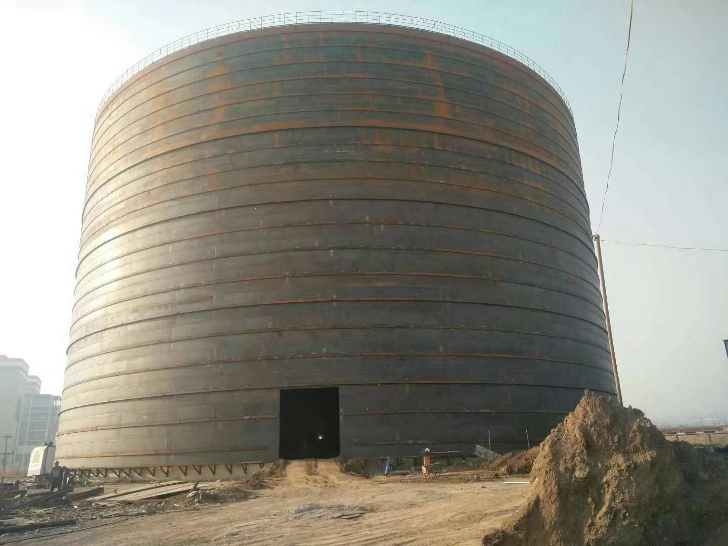 大英承建大型钢板库的好处及原理